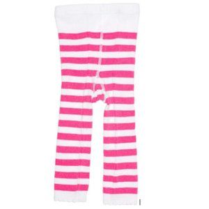 Pink & White Striped Baby Leggings NWOT